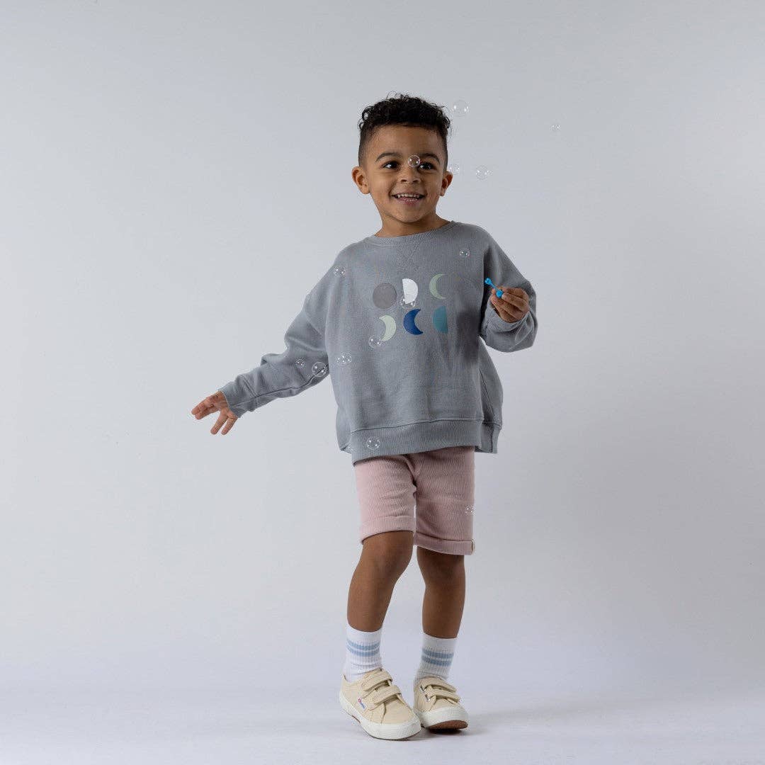 ORGANIC COTTON MOON SWEATSHIRT