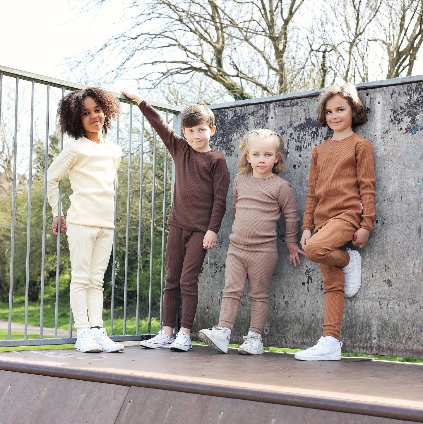 PERSONALISED RIBBED LOUNGEWEAR SET