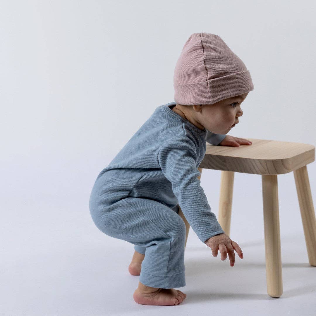 ORGANIC COTTON LONG SLEEVE ROMPER