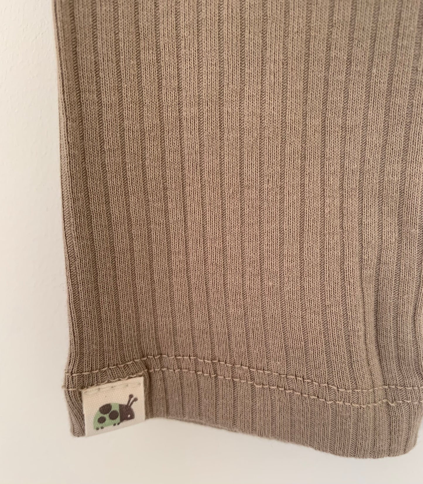 ORGANIC COTTON TAUPE LEGGINGS