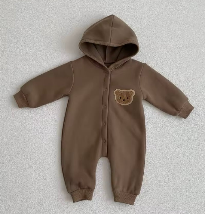BEAR HOODED ALL IN ONE