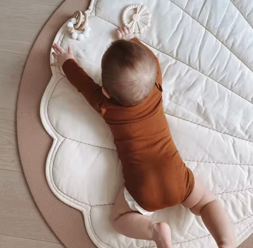 BEIGE SEA SHELL PLAYMAT