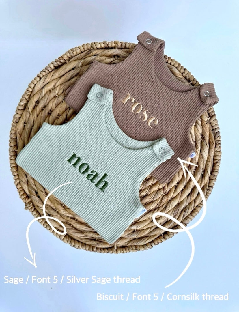 PERSONALISED DUNGAREES