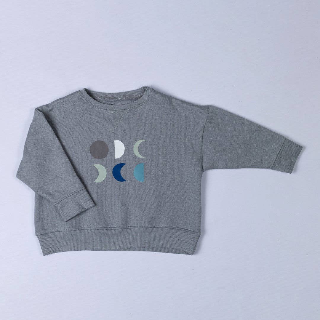 ORGANIC COTTON MOON SWEATSHIRT