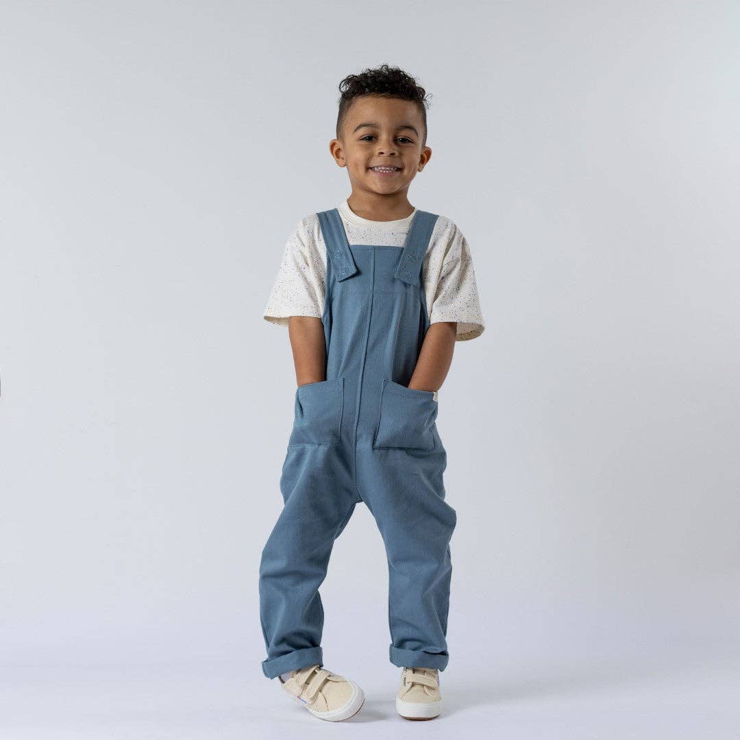 DUNGAREES WITH PATCH POCKETS