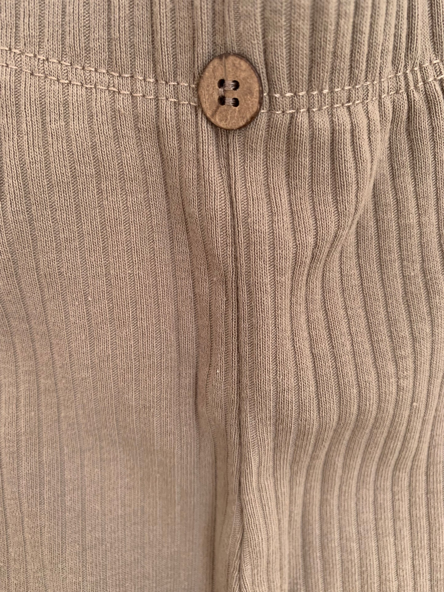 ORGANIC COTTON TAUPE LEGGINGS