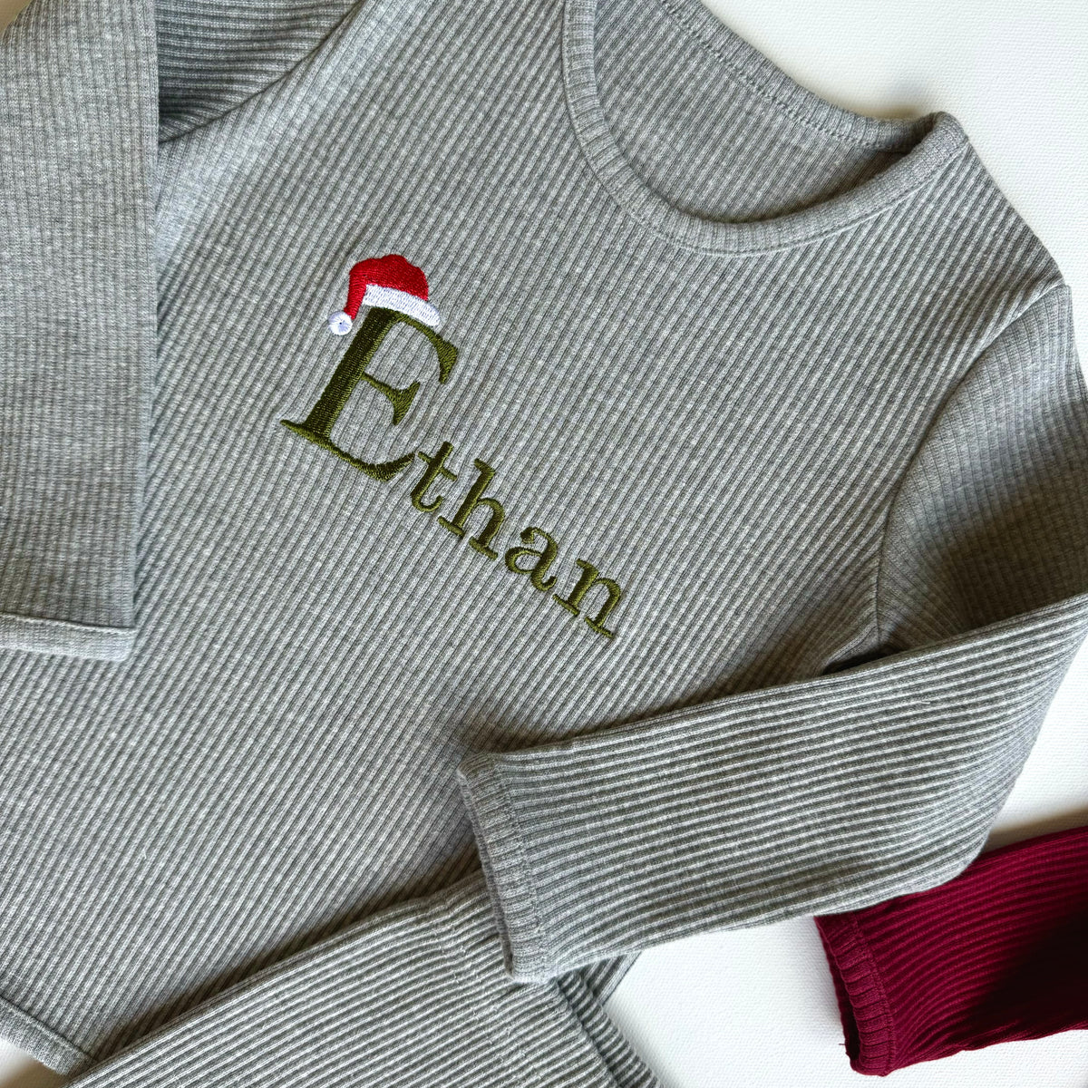 PERSONALISED CHRISTMAS SANTA HAT LOUNGE SET