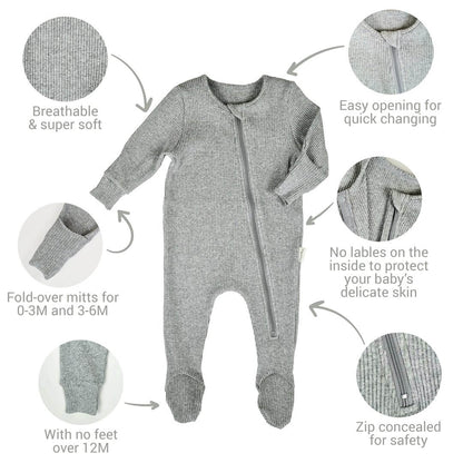 PERSONALISED ZIP SLEEPSUIT