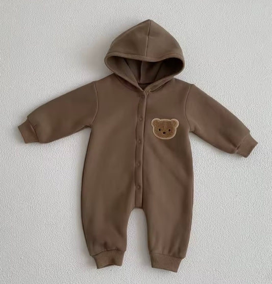 BEAR HOODED ALL IN ONE