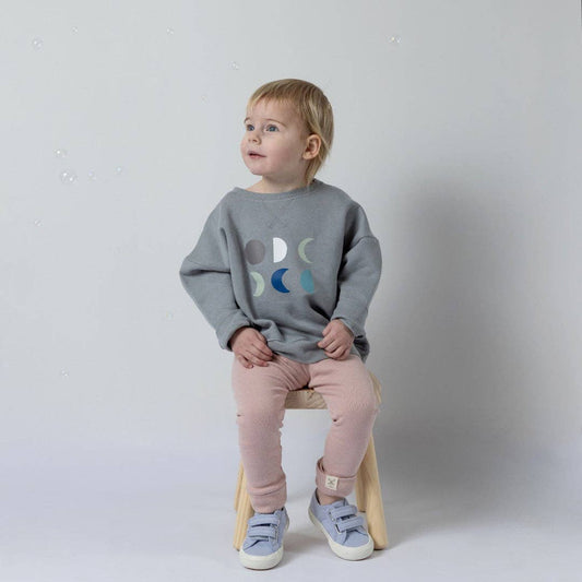 ORGANIC COTTON MOON SWEATSHIRT