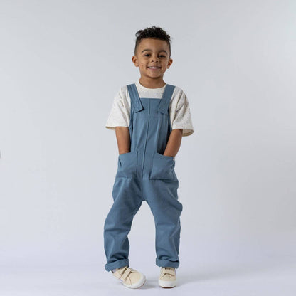 DUNGAREES WITH PATCH POCKETS
