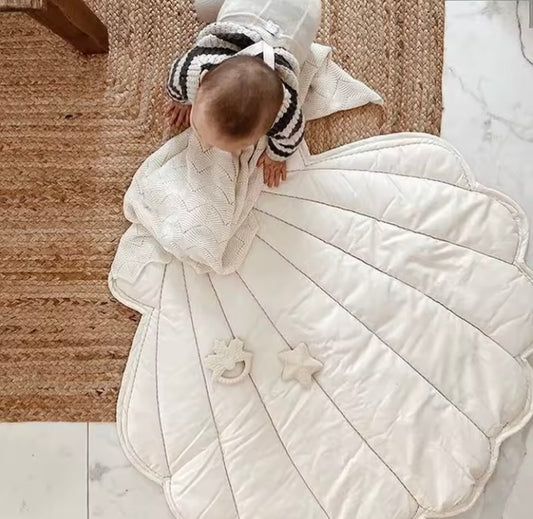 BEIGE SEA SHELL PLAYMAT