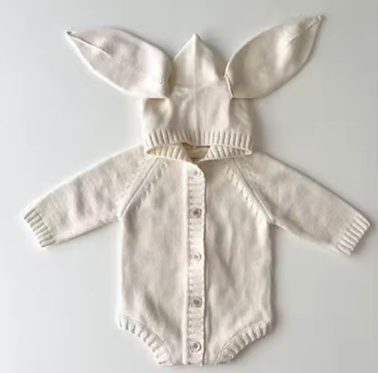 OFF WHITE BUNNY ROMPER