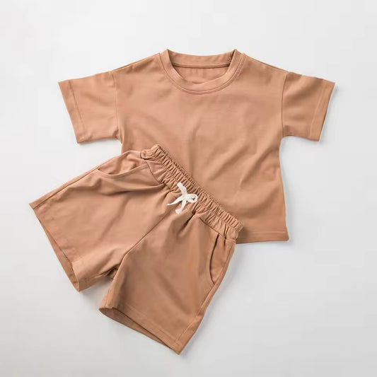 COTTON SHORTS & T-SHIRT SET