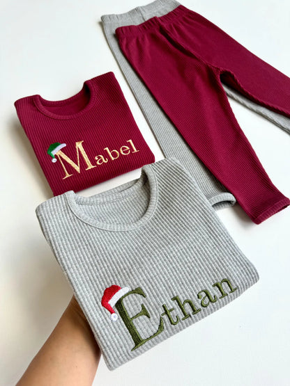 PERSONALISED CHRISTMAS SANTA HAT LOUNGE SET